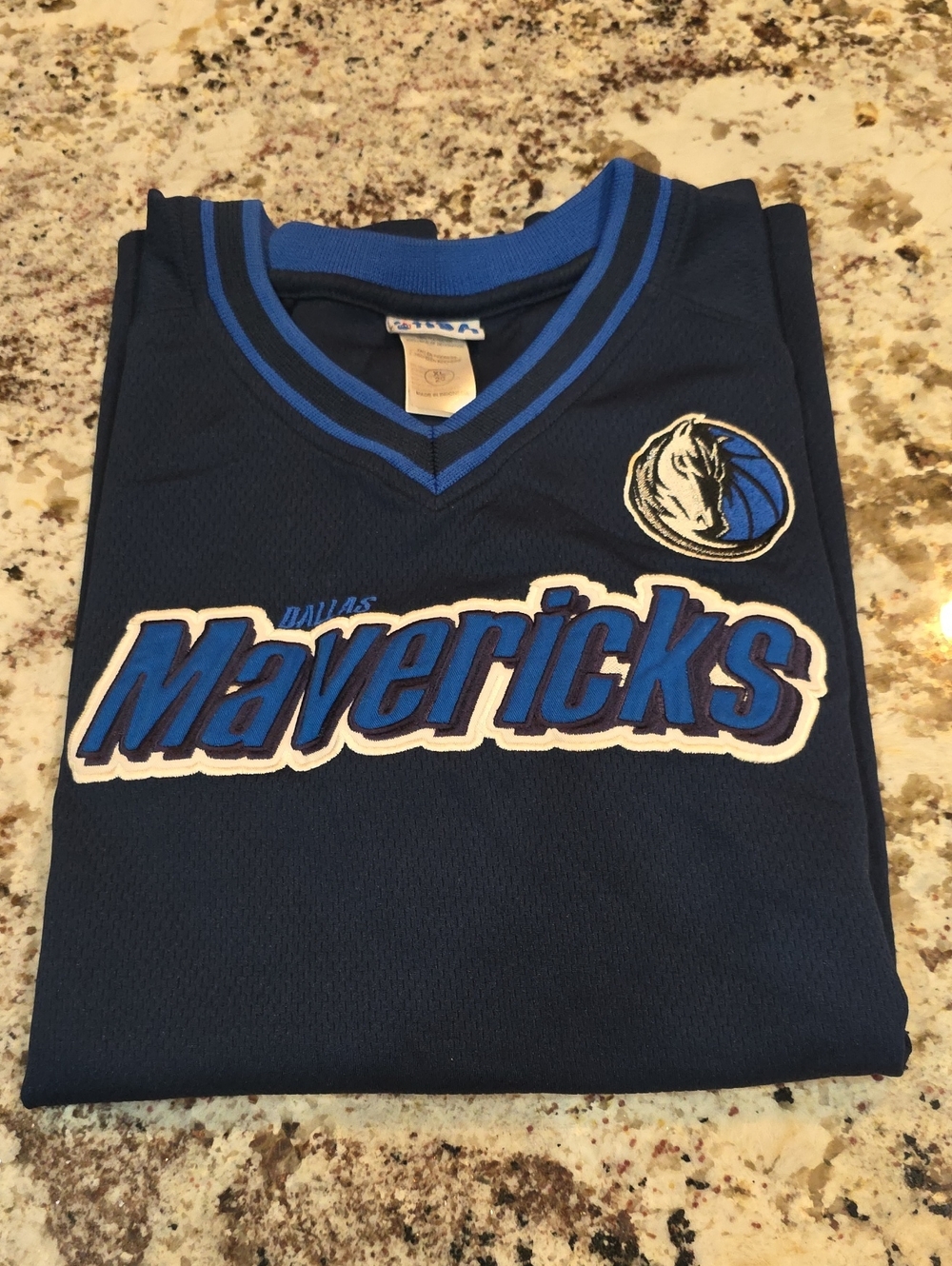 Dallas Mavericks Navy Blue Youth Jersey Top